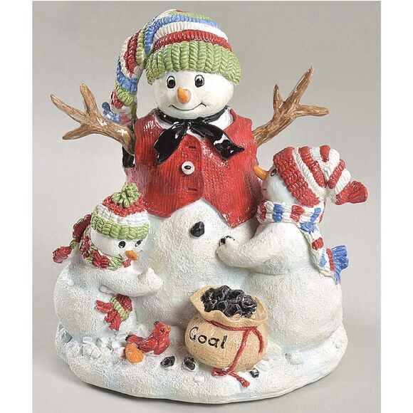 Fritz And Floyd Snowman Musical Figurine "We Wish You A Merry Christmas"‎ - Picture 1 of 12